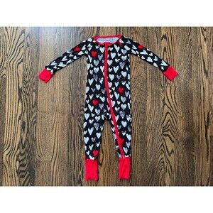 NWOT - Little Sleepies Valentine’s Zippy (18-24M)